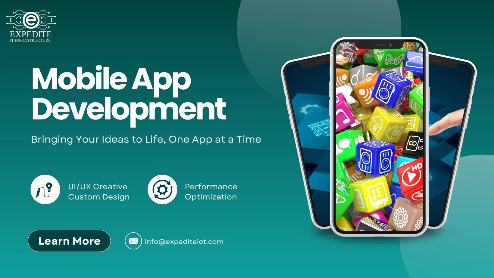 Mobile app development for iOS and Android platforms