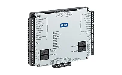 Access control door controller paired with the HID Amico facial reader
